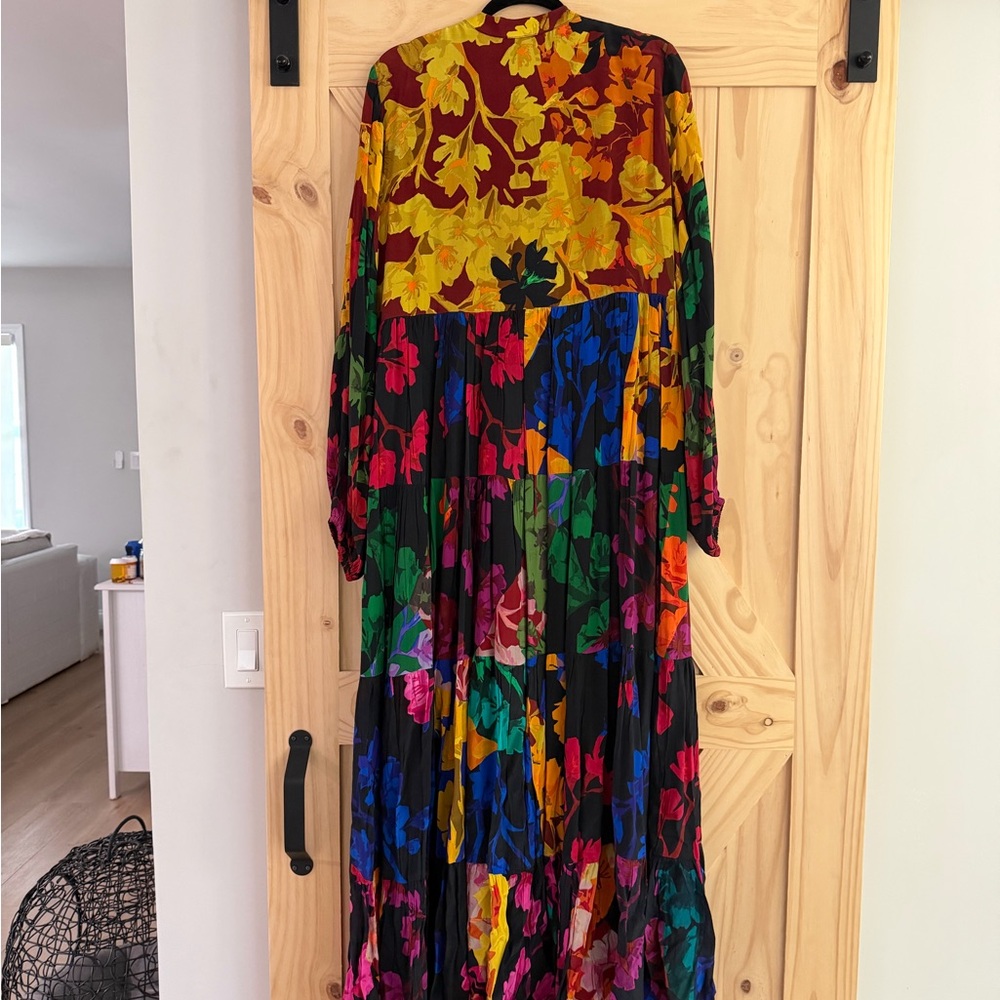 Vibrant Floral Maxi Dress - Picture 4 of 5